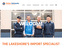 Tablet Screenshot of global-autoworks.com